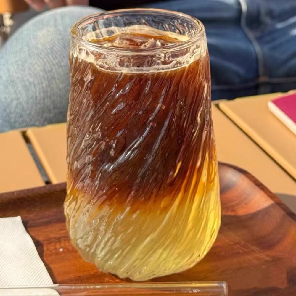 Thick-Wall Glass Water Cups - BPA-Free